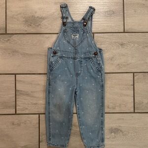 OshKosh B'gosh Light Blue Heart Overalls